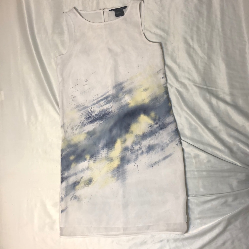 Armani Exchange Watercolor Shift Dress 🌫